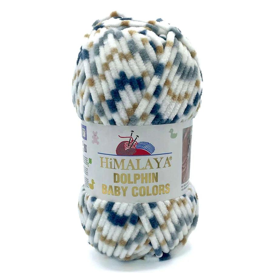 Fil chenille : Dolphin Baby Colors - Himalaya LilyWools - Amigurumis et Crochets