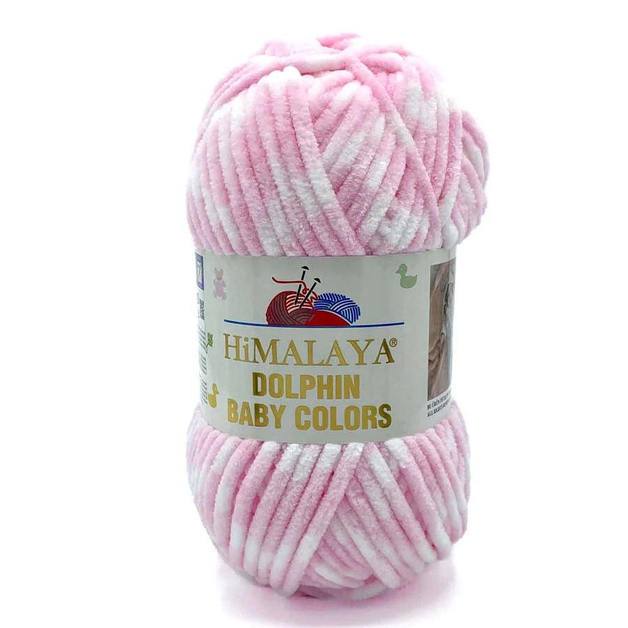 Fil chenille : Dolphin Baby Colors - Himalaya LilyWools - Amigurumis et Crochets