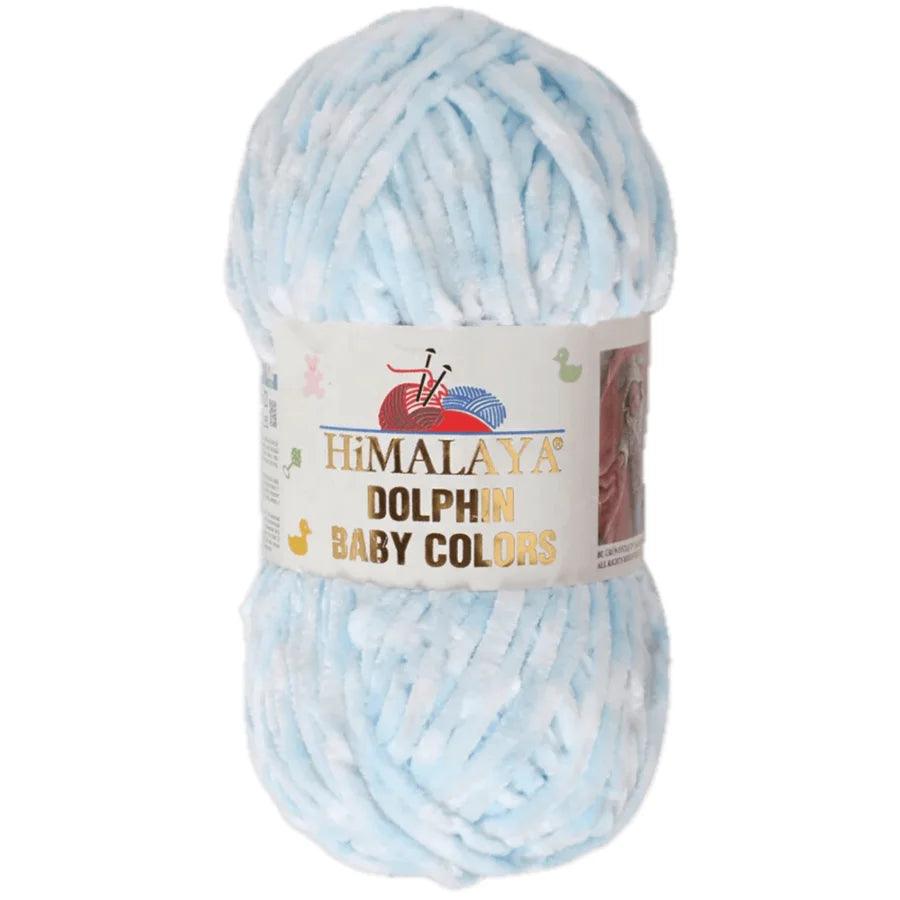 Fil chenille : Dolphin Baby Colors - Himalaya LilyWools - Amigurumis et Crochets