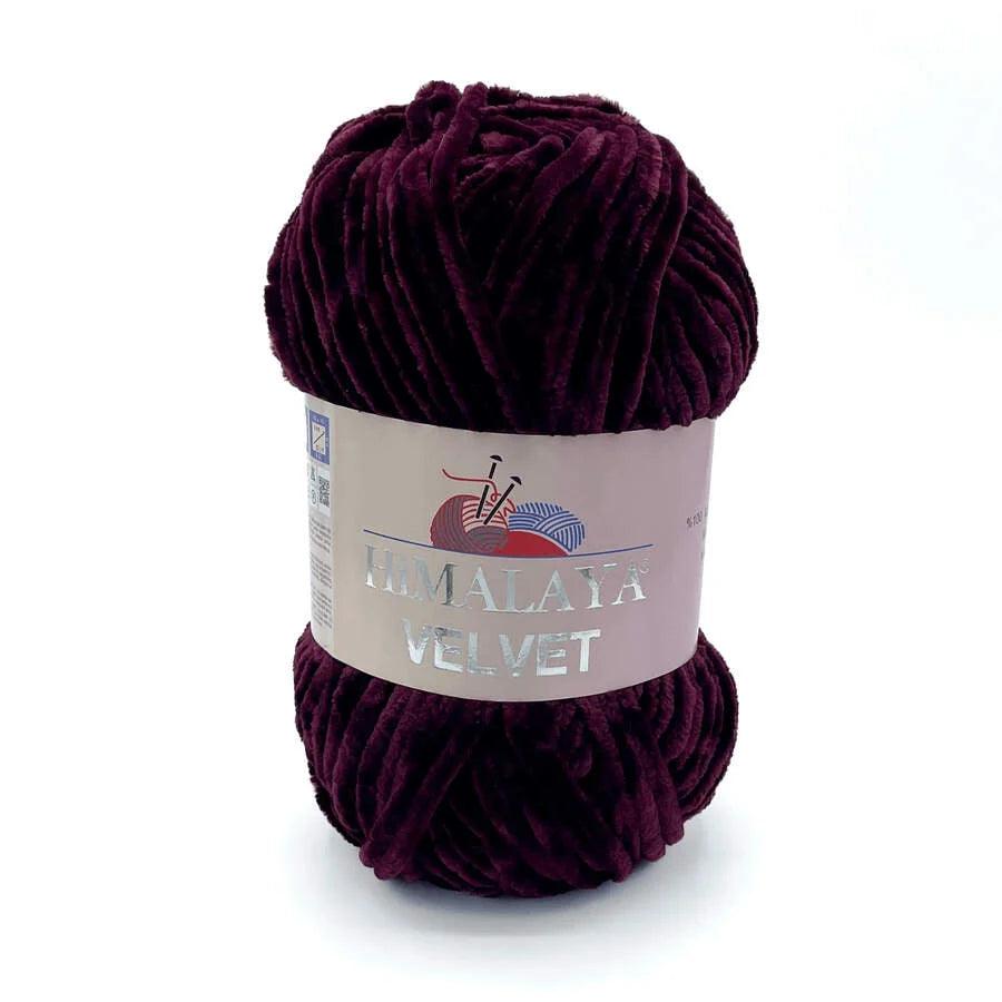 Fil chenille : Velvet - Himalaya LilyWools - Amigurumis et Crochets