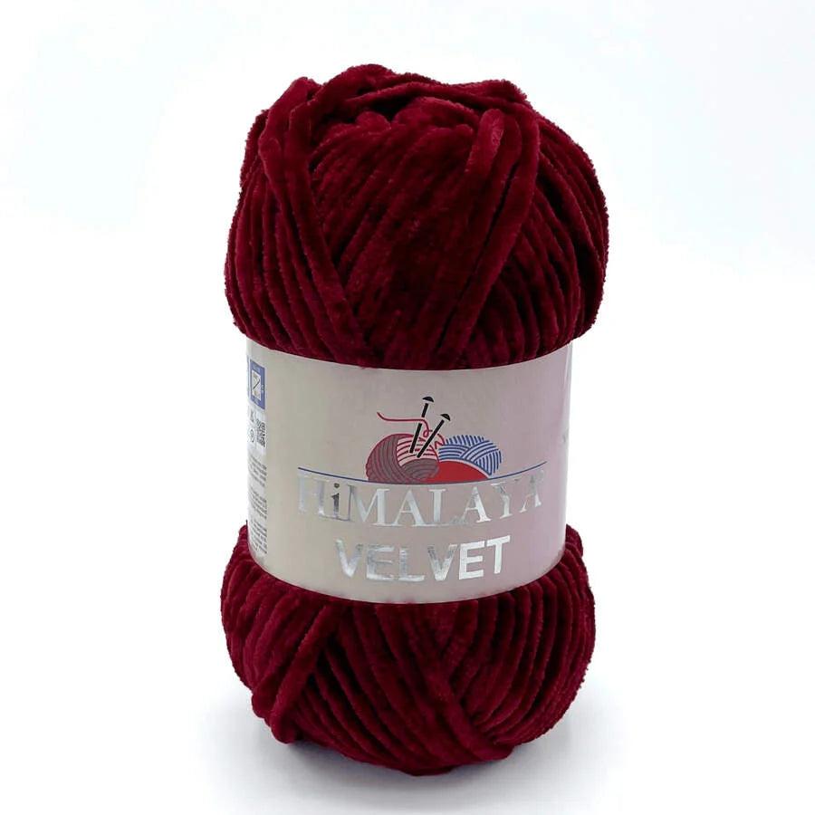 Fil chenille : Velvet - Himalaya LilyWools - Amigurumis et Crochets