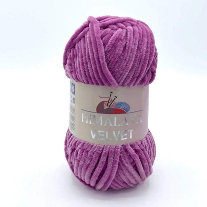 Fil chenille : Velvet - Himalaya LilyWools - Amigurumis et Crochets