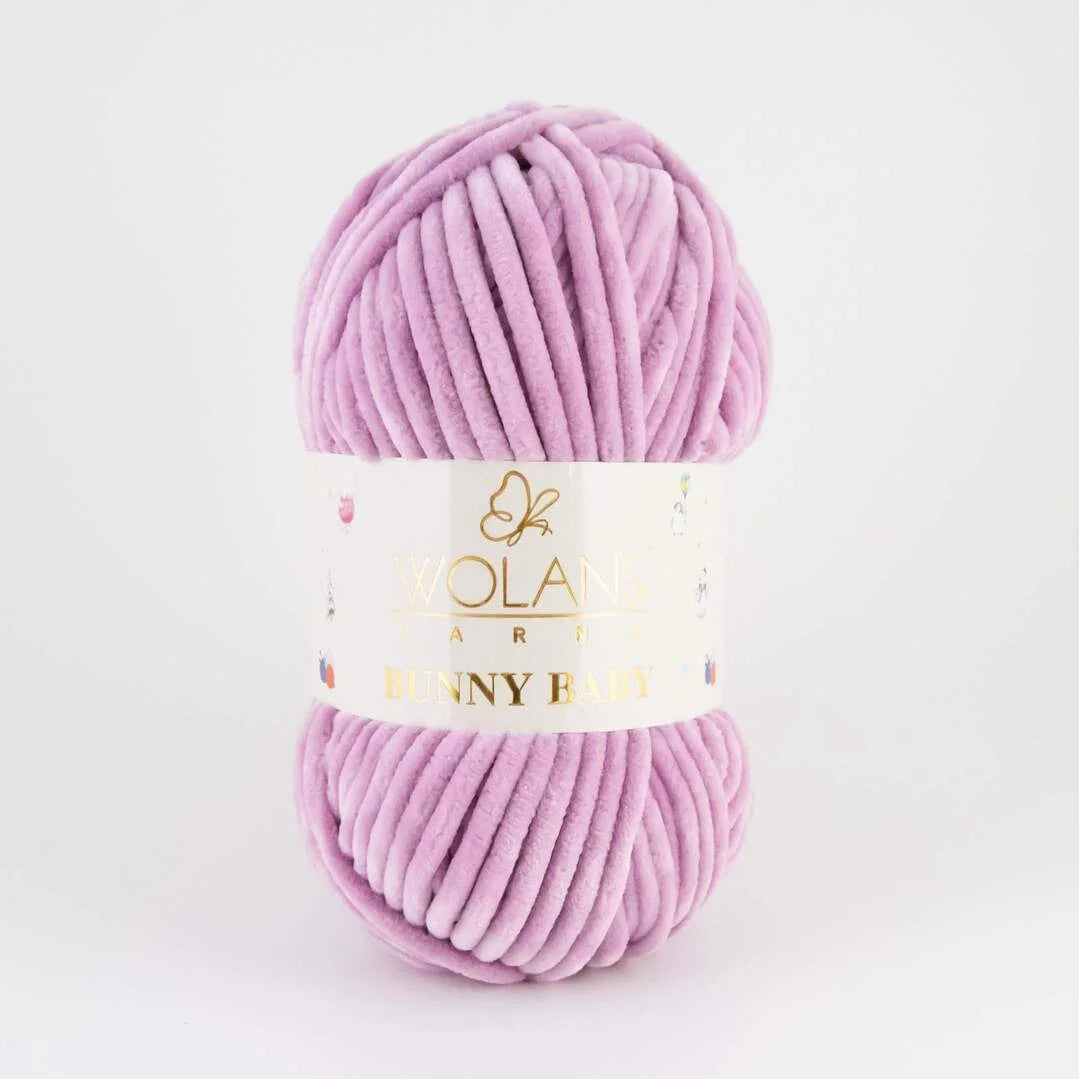 Fil chenille : Bunny Baby - Wolans Yarns LilyWools - Amigurumis et Crochets