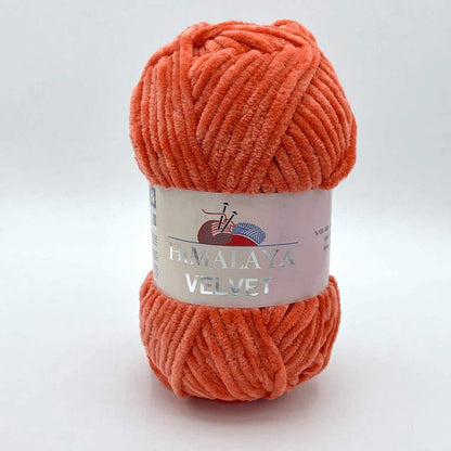 Fil chenille : Velvet - Himalaya LilyWools - Amigurumis et Crochets
