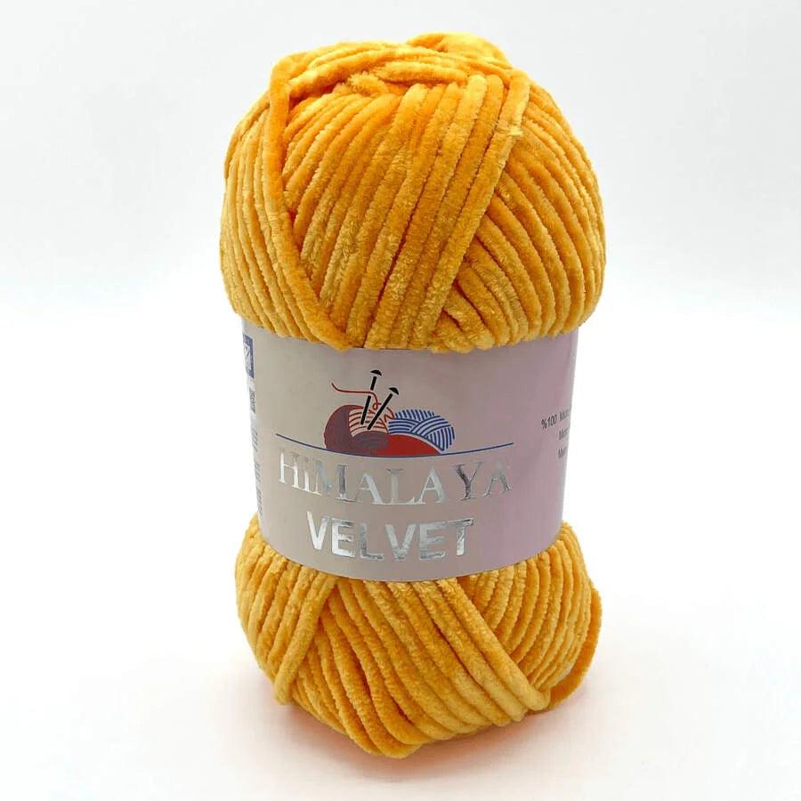 Fil chenille : Velvet - Himalaya LilyWools - Amigurumis et Crochets