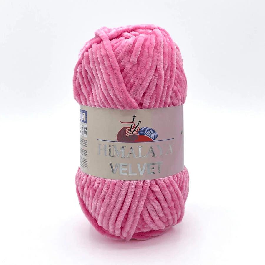 Fil chenille : Velvet - Himalaya LilyWools - Amigurumis et Crochets