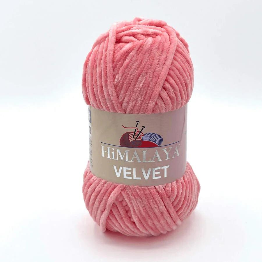 Fil chenille : Velvet - Himalaya LilyWools - Amigurumis et Crochets