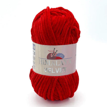 Fil chenille : Velvet - Himalaya LilyWools - Amigurumis et Crochets