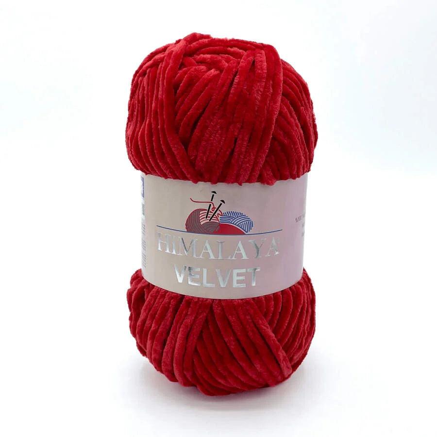 Fil chenille : Velvet - Himalaya LilyWools - Amigurumis et Crochets