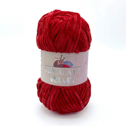 Fil chenille : Velvet - Himalaya LilyWools - Amigurumis et Crochets