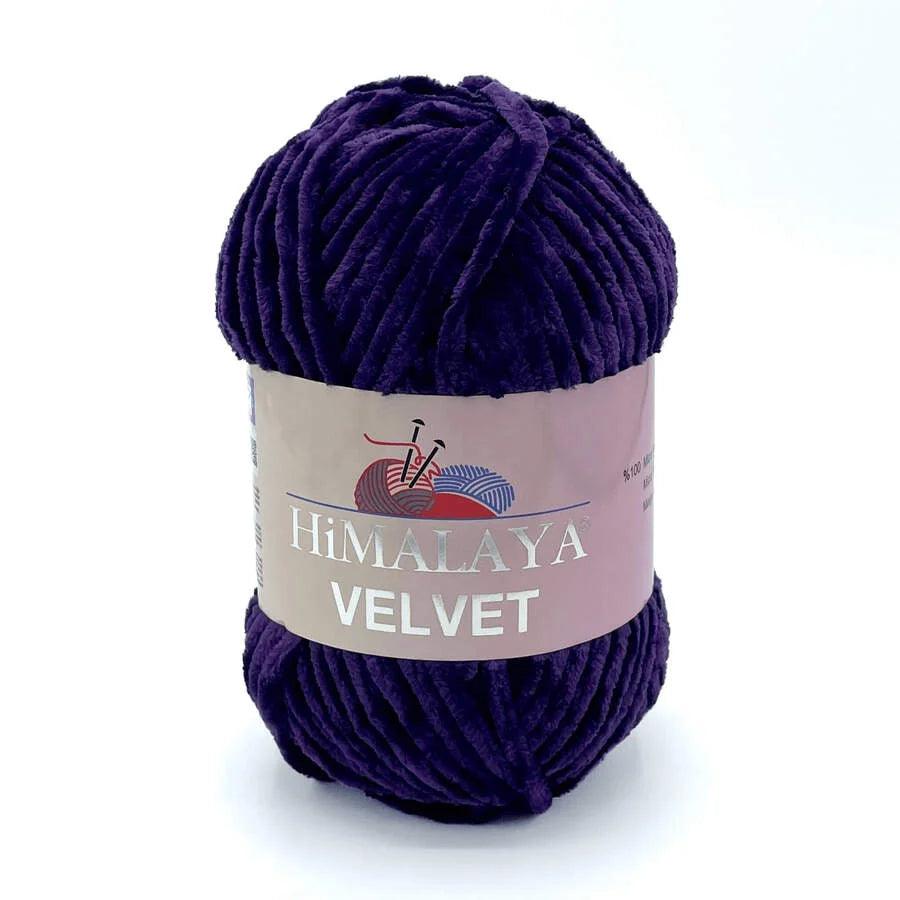 Fil chenille : Velvet - Himalaya LilyWools - Amigurumis et Crochets