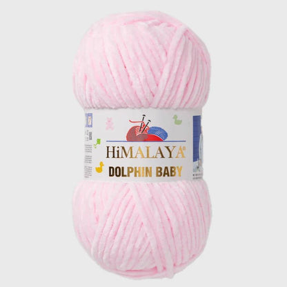 Fil chenille Himalaya Dolphin Baby 80303 rose 100g pour amigurumi au crochet