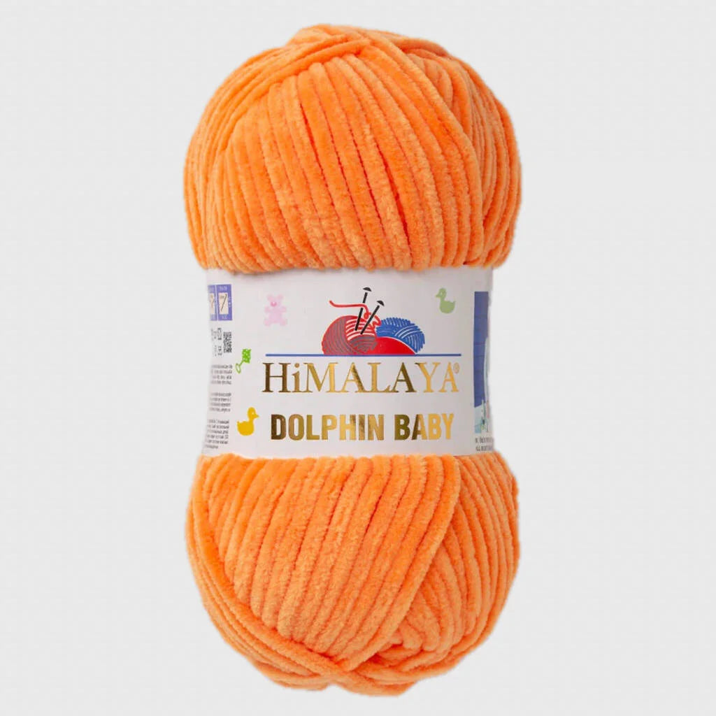 Fil chenille : Dolphin Baby - Himalaya LilyWools - Amigurumis et Crochets