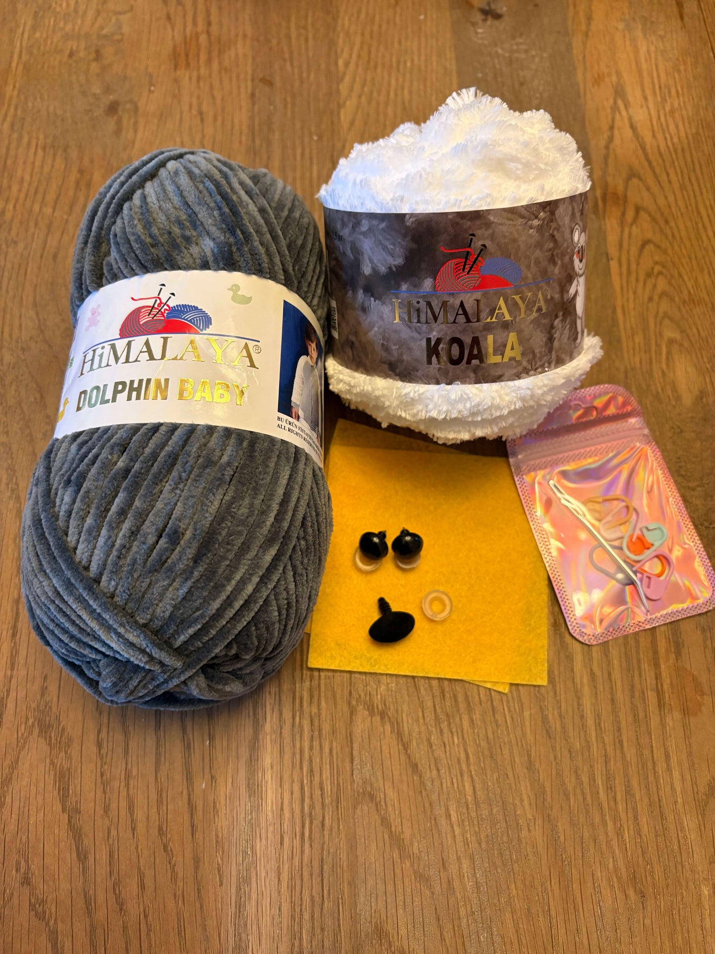 Kit - Le Loup (sans patron) LilyWools - Amigurumis et Crochets