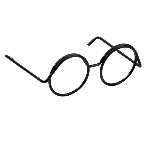 Lunettes pour Amigurumi noir