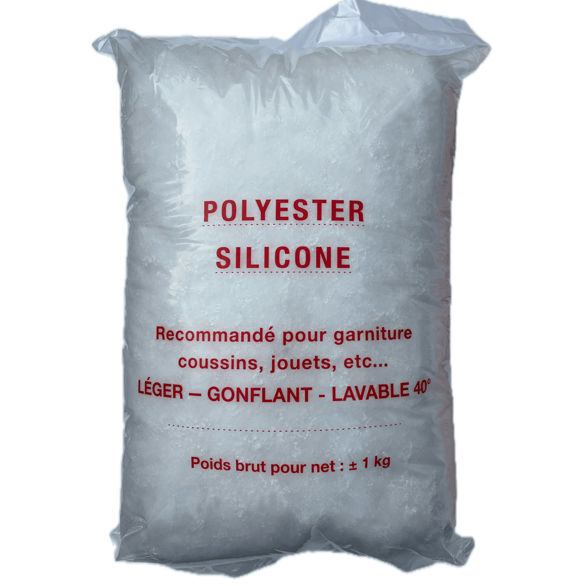 Rembourrage Microfibre Polyester Fibre Creuse Siliconée 1 Kg - Idéal Oreillers, Coussins, Peluches