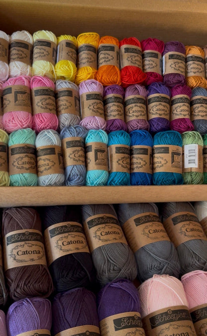 Coffret Scheepjes Catona – 109 Pelotes en 10g Coton LilyWools - Amigurumis et Crochets