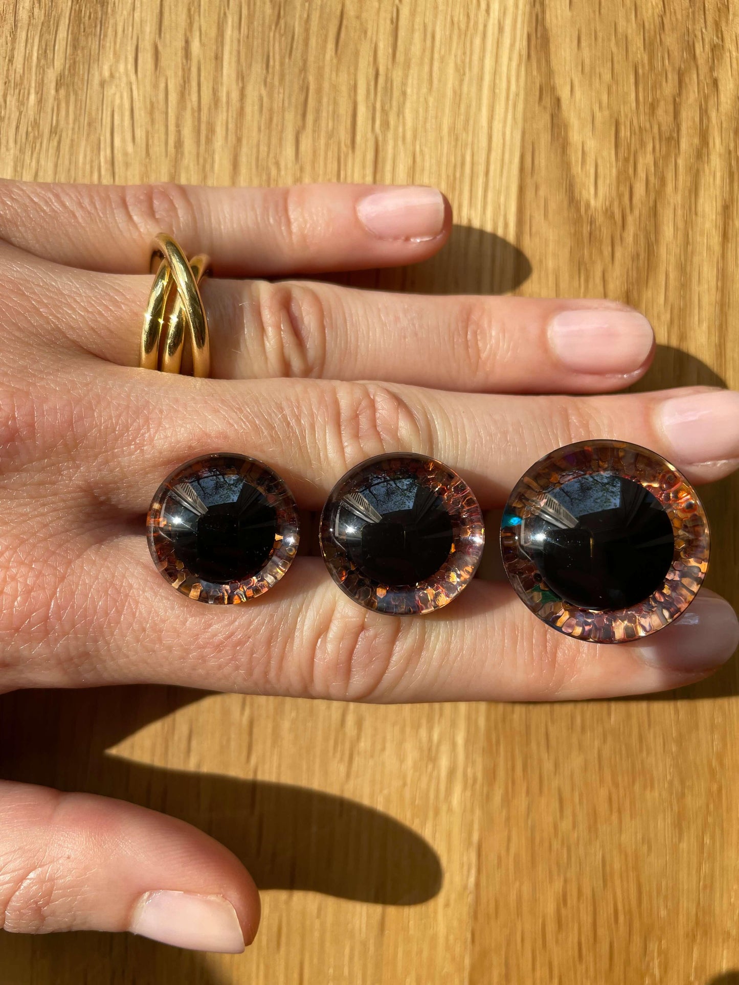 Yeux de sécurité pour Amigurumis marron