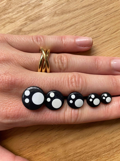 Yeux de sécurité Amigurumis - NOIR KAWAI