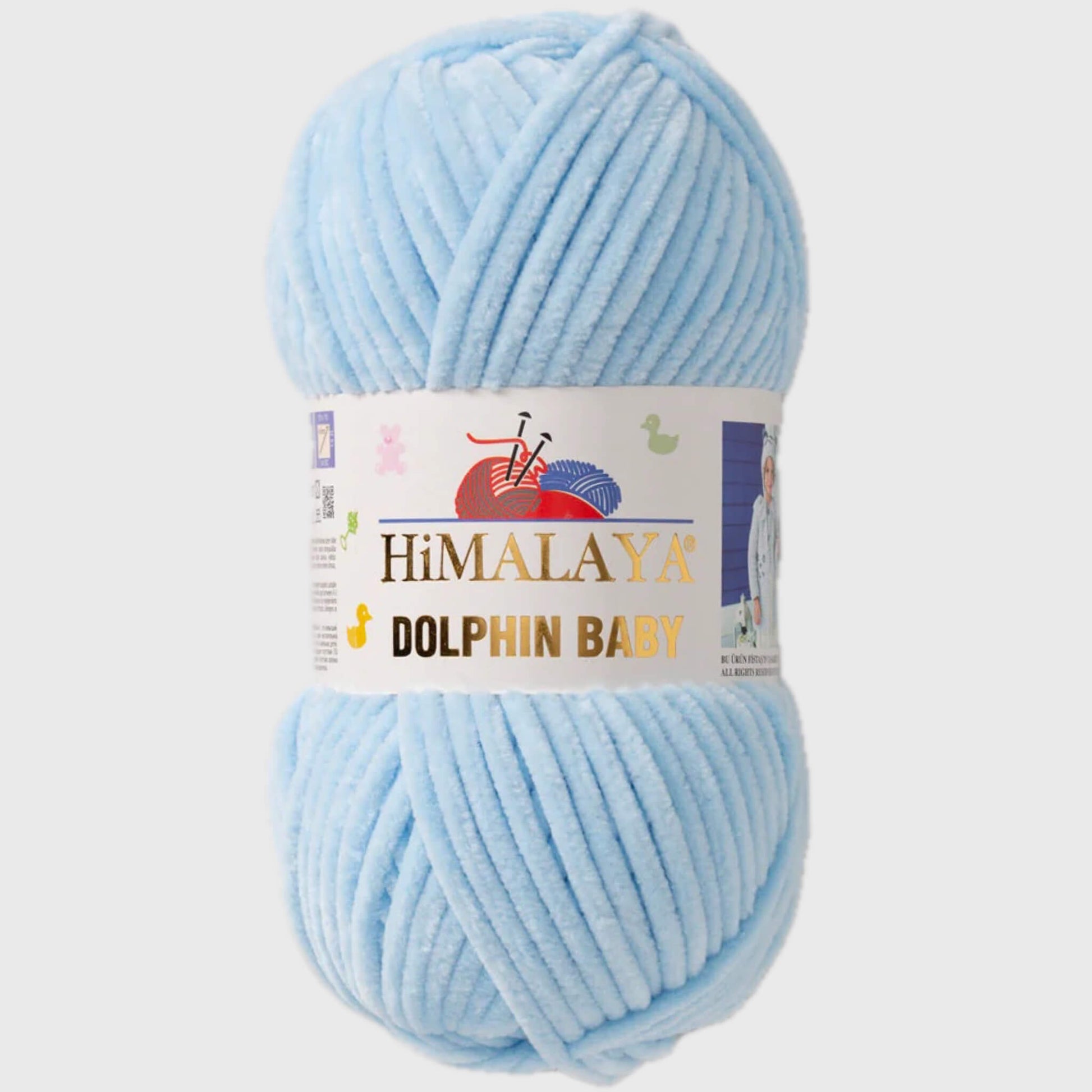 Fil chenille : Dolphin Baby - Himalaya LilyWools - Amigurumis et Crochets